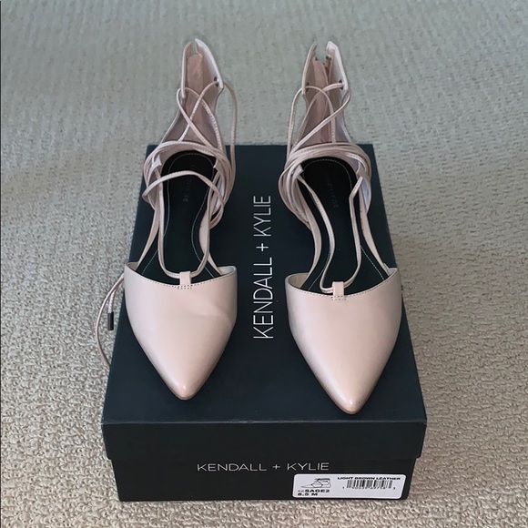 NIB Kendall+Kylie Lace-Up ballet flat Revolve - Picture 2 of 3